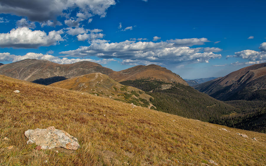 Fall Photograph - Beautiful Mountain Range by John M Bailey