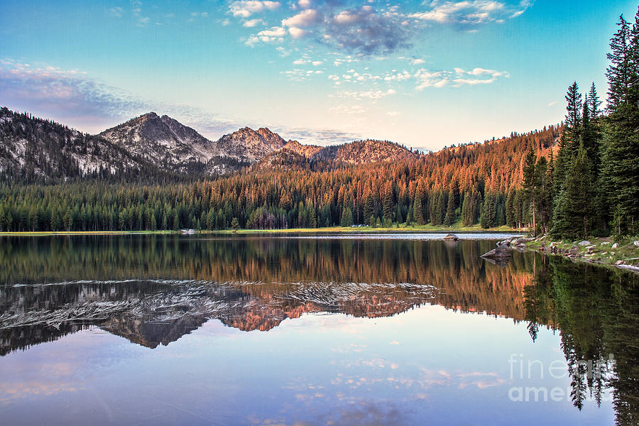 Beautiful Mountain Reflection Photograph by Robert Bales