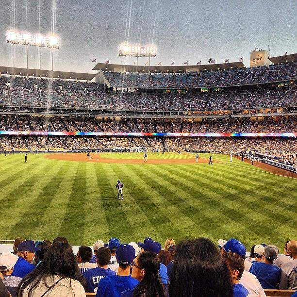 Dodgers Photograph - Beautiful Night To Watch The Best Team by Ben Tesler