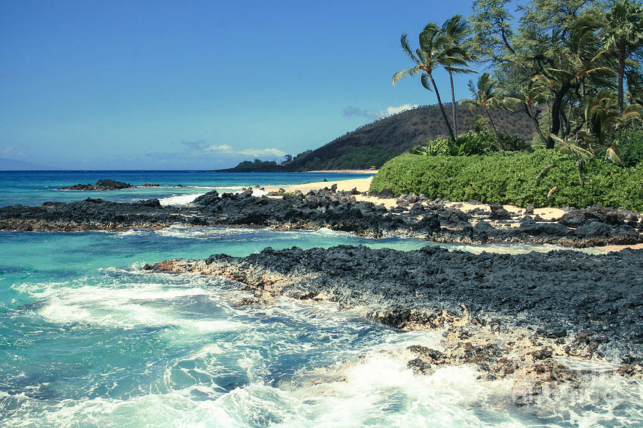 Nature Photograph - Beautiful Paako Beach Makena Maui Hawaii by Sharon Mau