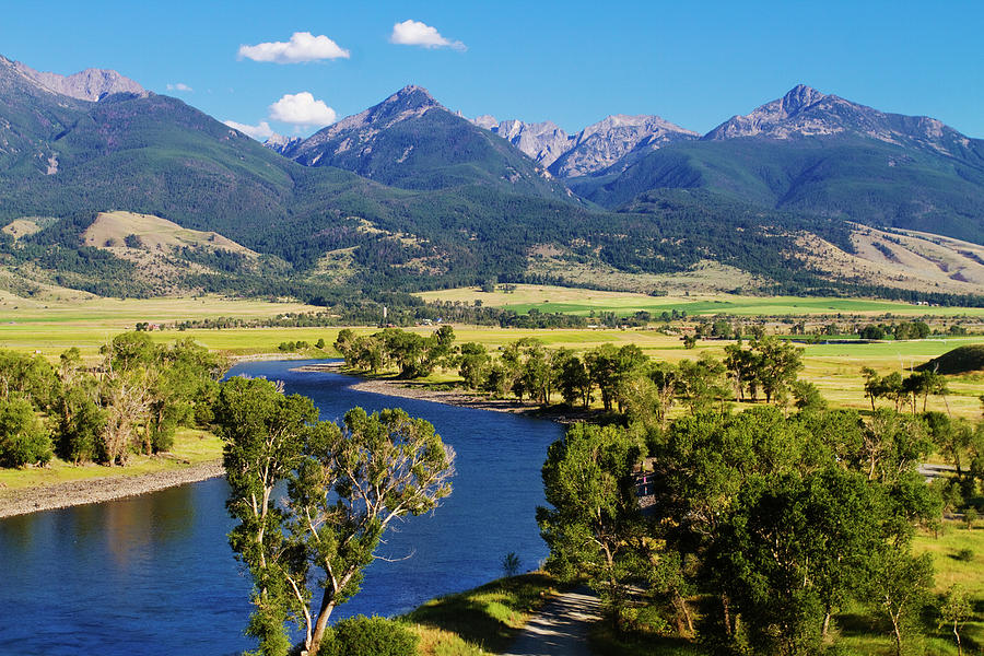 Beautiful Paradise Valley Of Montana by Mark Miller Photos