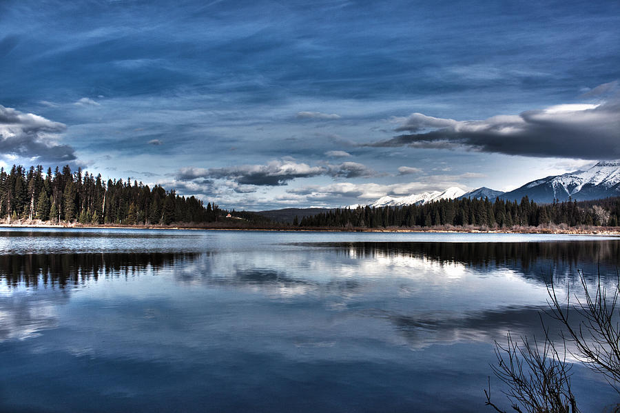 Beautiful Rainy Lake Photograph by Janie Johnson