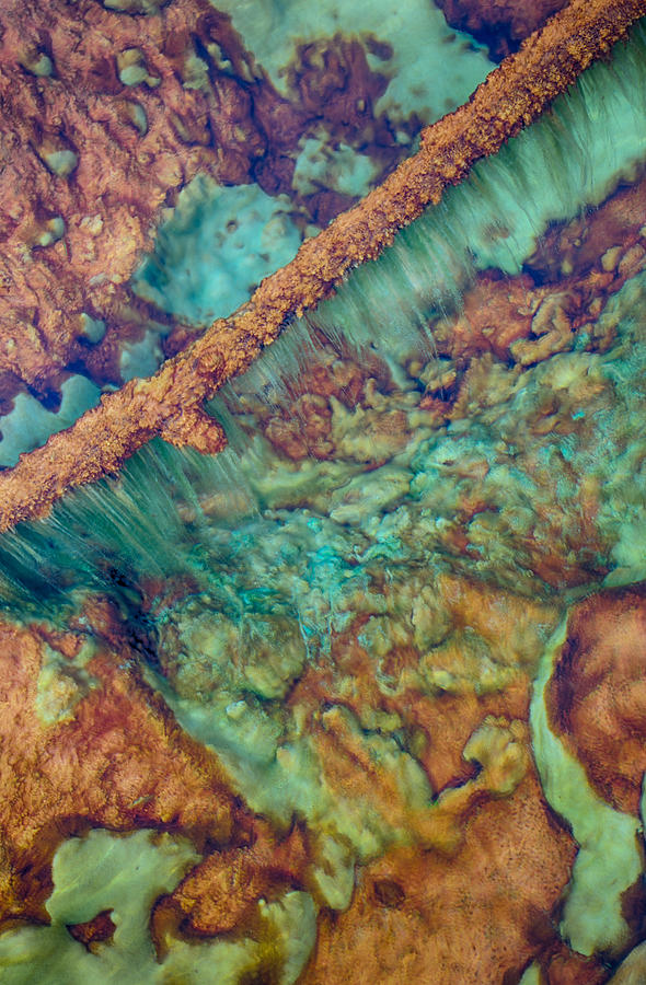 Abstract Photograph - Beautiful Rebar Hot Springs by Scott Campbell