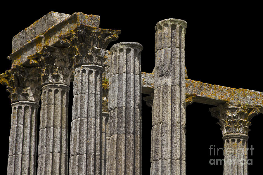 Romanesque Photograph - Beautiful Roman Ruin by Heiko Koehrer-Wagner