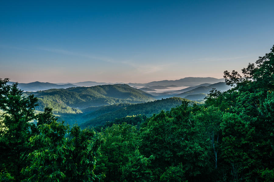 Beautiful Scenery From Crowders Mountain In North Carolina Photograph by Alex Grichenko