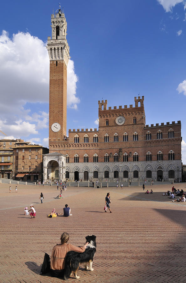 Beautiful Siena in Italy - Piazza del Campo Photograph by Matthias Hauser