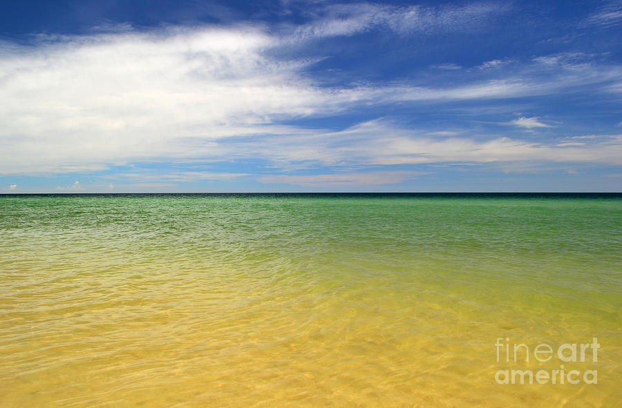 Landscape Photograph - Beautiful St George Island Water by Holden Parker