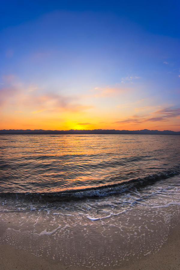 Beautiful Sunrise On A Red Sea Beach Photograph by Mark Tisdale