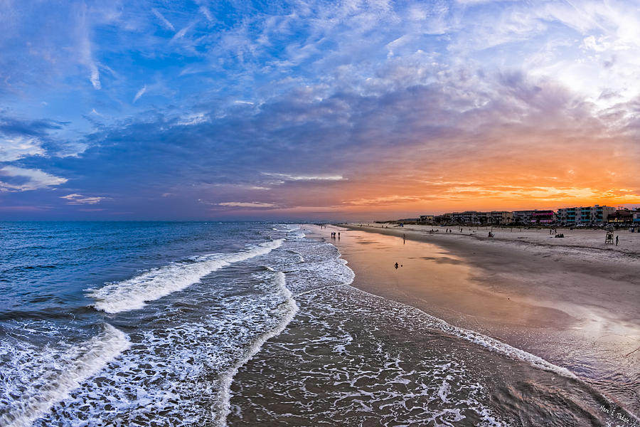 Beautiful Sunset Over Tybee Island Photograph by Mark Tisdale