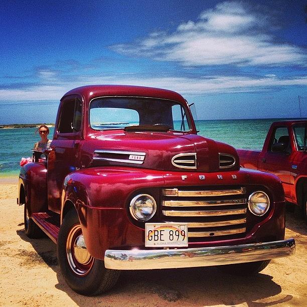 Vintage Photograph - Beautiful Truck. Beautiful Place by Emily Hames