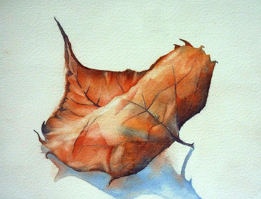Fall Painting - Beautiful until last by Thomas Habermann