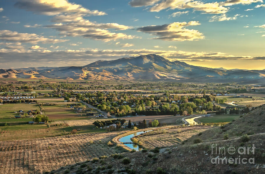 Beautiful Valley Photograph by Robert Bales