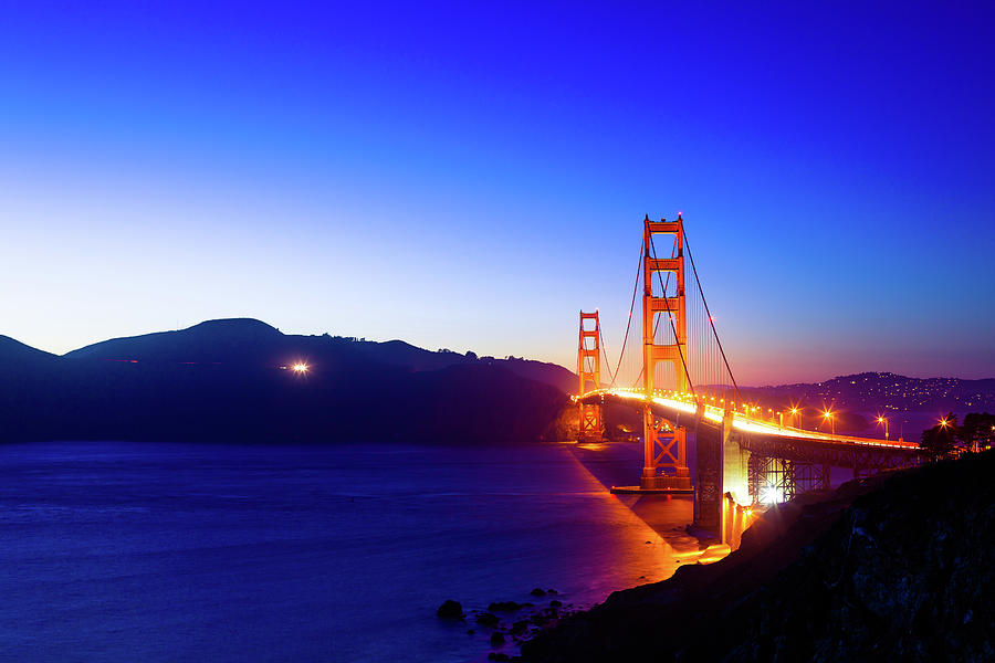 Beautiful View Of San Francisco Golden Photograph by Zodebala