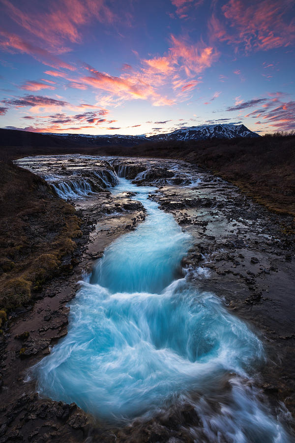 Summer Photograph - Beautiful waterfall by Arnar B Gudjonsson