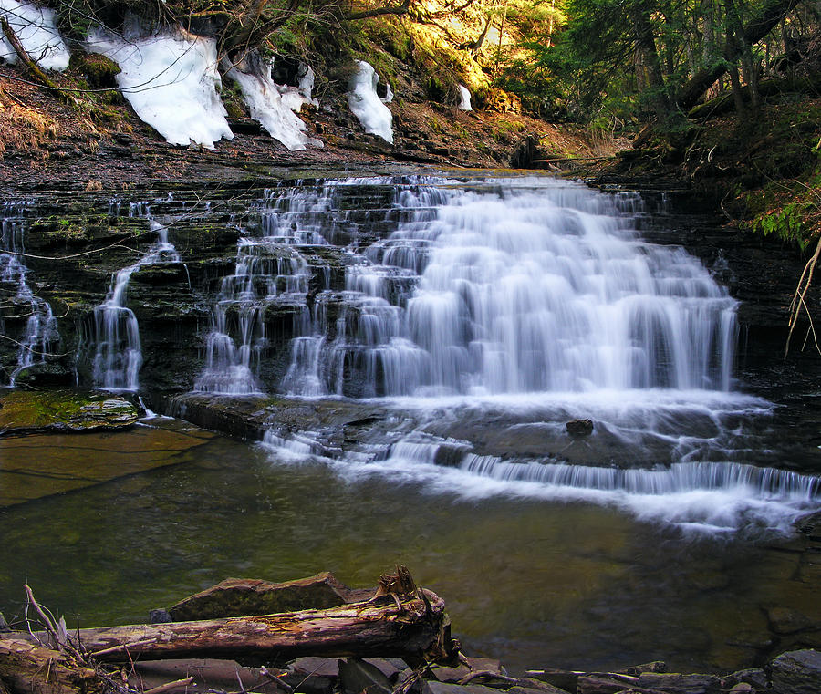 Fall Photograph - Beautiful Waterfalls by Sheila Savage