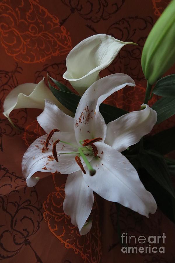 Beautiful White Lilies Photograph by Tara  Shalton