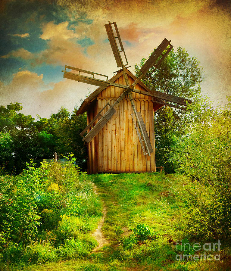 Beautiful Windmill Photograph by Boon Mee