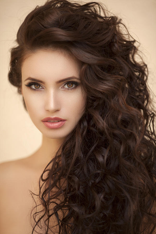 Beautiful woman with perfect hairstyle Photograph by CoffeeAndMilk