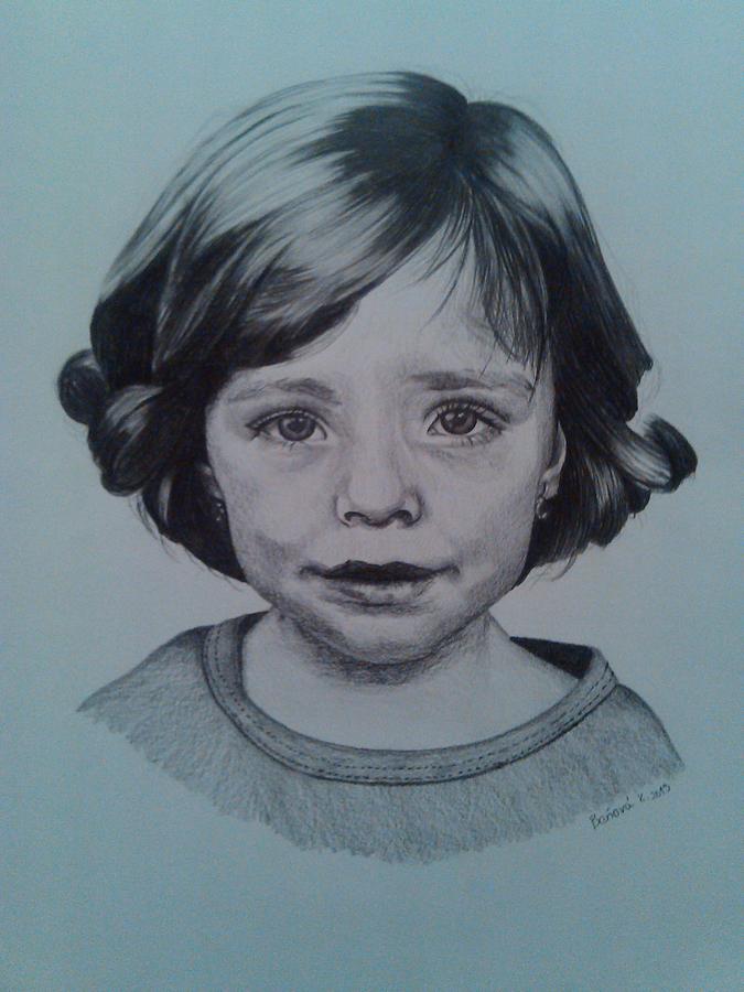 Child Painting - Child by Milan Matyas