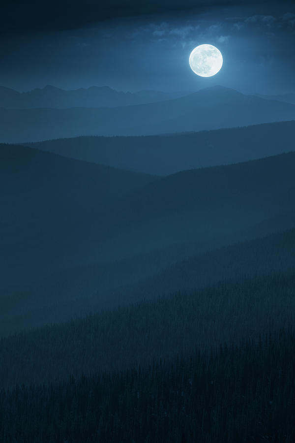 Beautifully Layered Midnight Misty Photograph by Ricardoreitmeyer