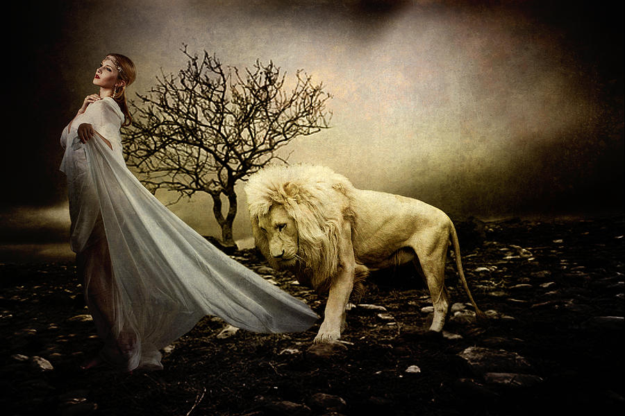 Beauty and the Beast Digital Art by Davandra Cribbie