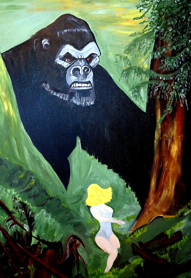 Beauty And The Beast Painting by Nora Shepley