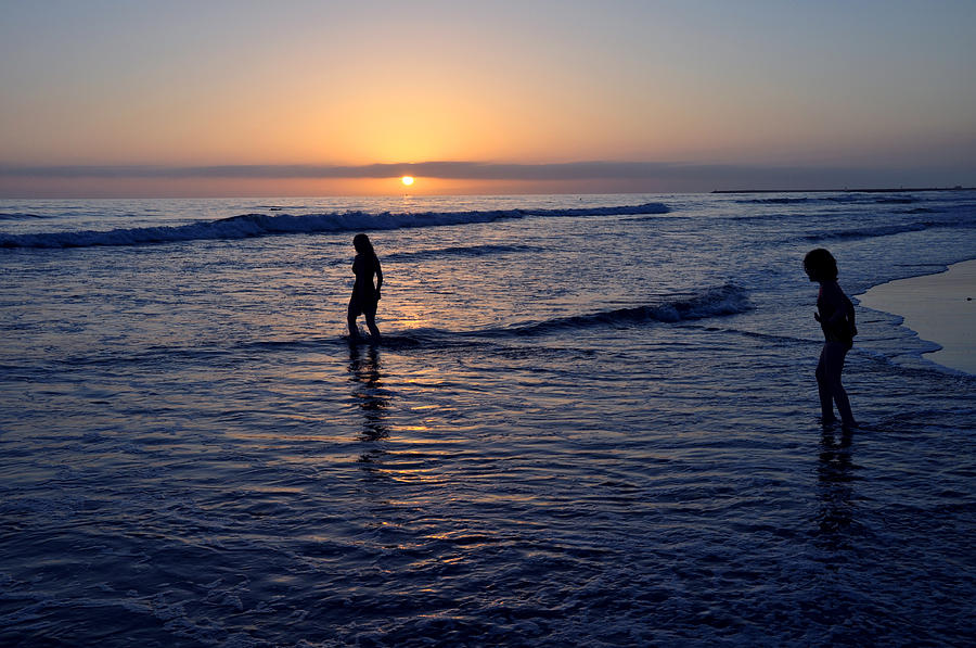 Beauty at Sunsets Ocean Photograph by John Hoffman