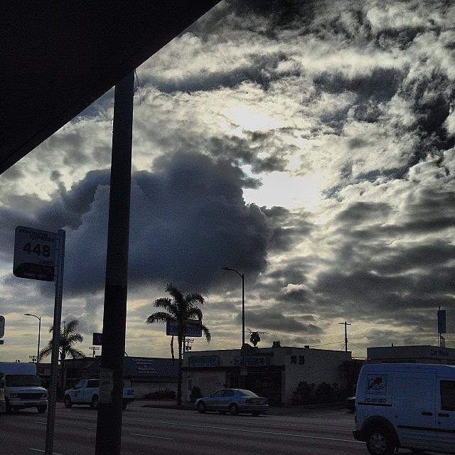 Losangeles Photograph - #beauty Beyond The #storm Slightly by Quinn  Moore