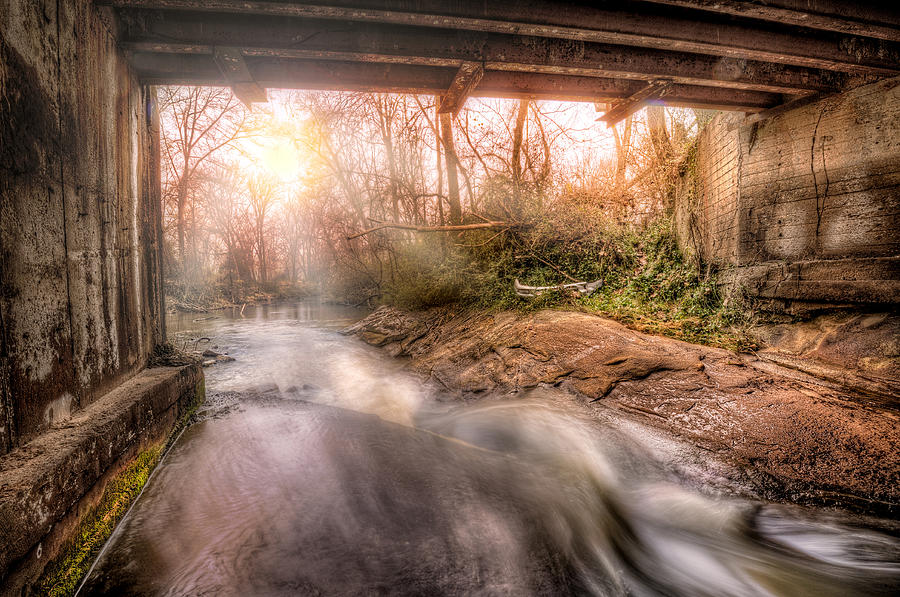 Beauty From Under The Old Bridge Photograph by Brent Craft