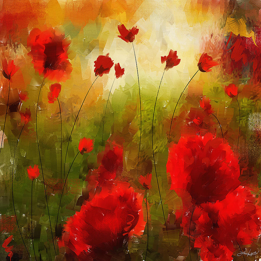 Beauty In Bloom Painting by Lourry Legarde