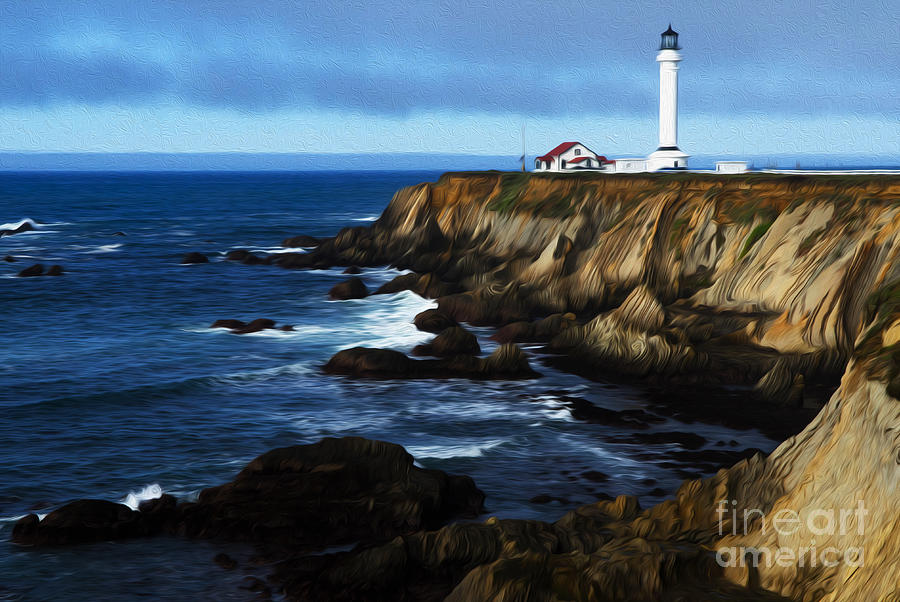 Beauty Of California Point Arena Lighthouse 1 Photograph by Bob Christopher
