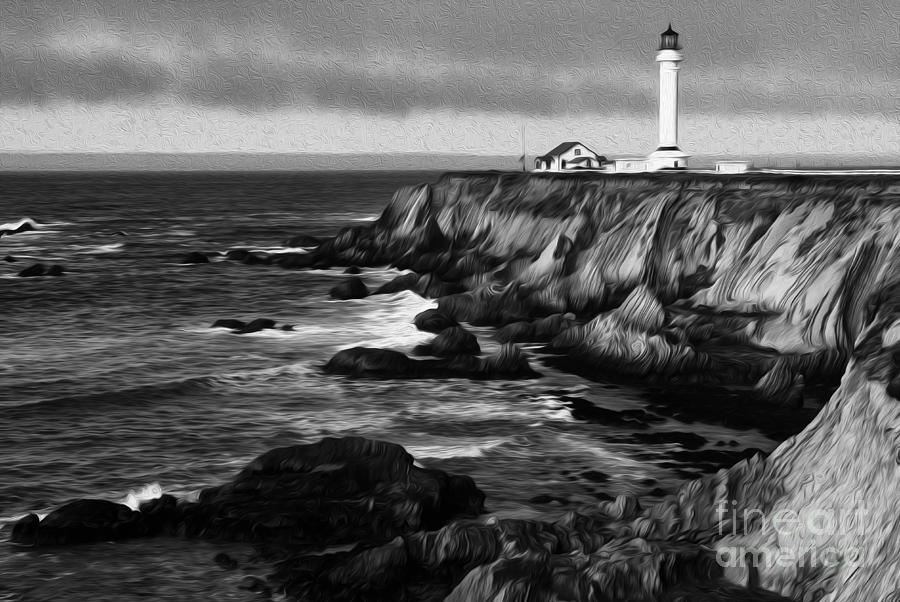Beauty of California Point Arena Lighthouse 2 Photograph by Bob Christopher
