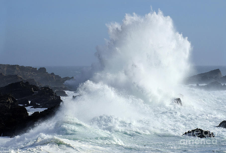 Beauty Of California Salt Point Wave Action Photograph by Bob Christopher