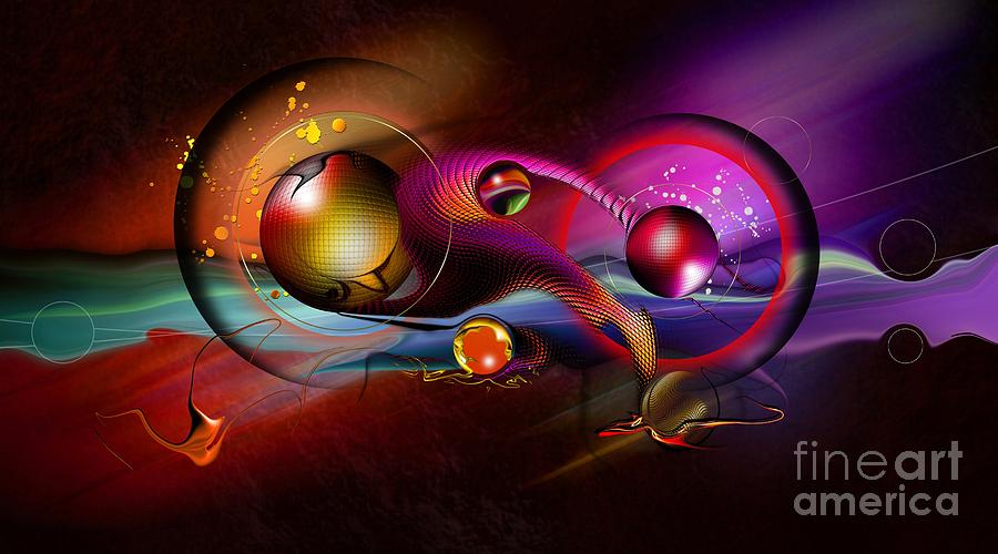 Ball Digital Art - Beauty of the matter by Franziskus Pfleghart