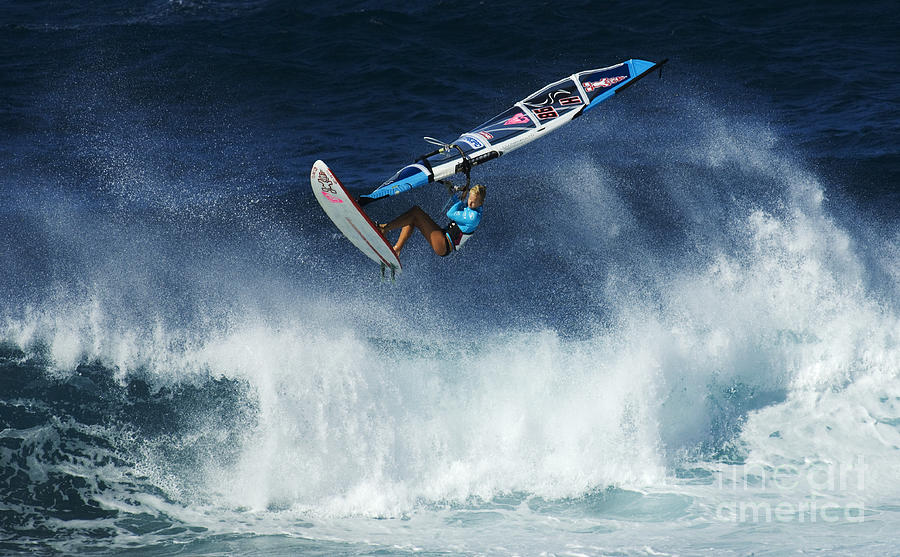 Beauty Of Windsurfing Maui 1 Photograph by Bob Christopher