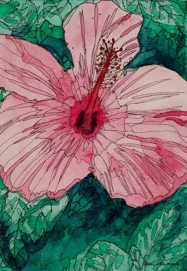 Flower Painting - Beauty On Display by Donna Whitsitt