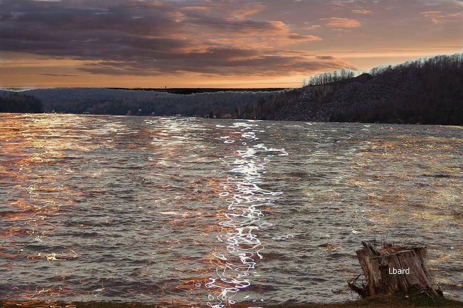 Sunset Photograph - Beauty on the Lake by Laurie Baird