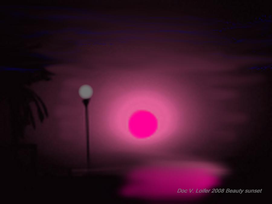 Beauty Sunset Digital Art by Dr Loifer Vladimir