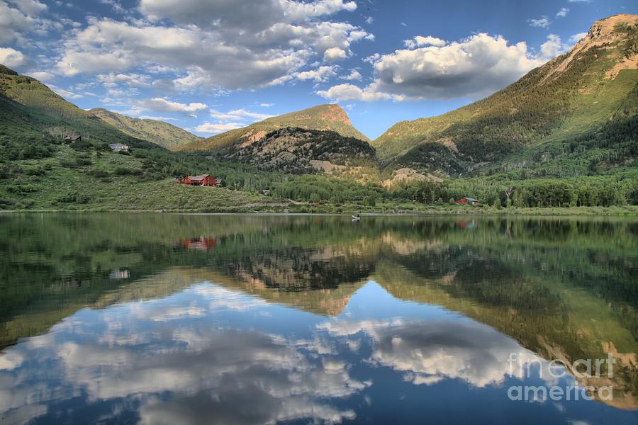 Marble Colorado Photograph - Beaver Lake In Marble Colorado by Adam Jewell