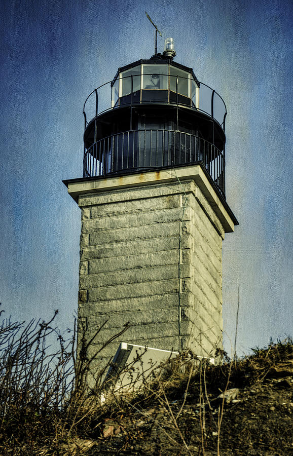 Beavertail Lighthouse  Photograph by Joan Carroll