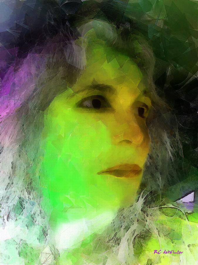 Becoming Elphaba Painting by RC DeWinter