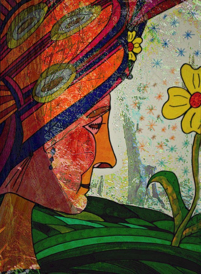 Becoming The Garden - Garden Appreciation Painting by Marie Jamieson