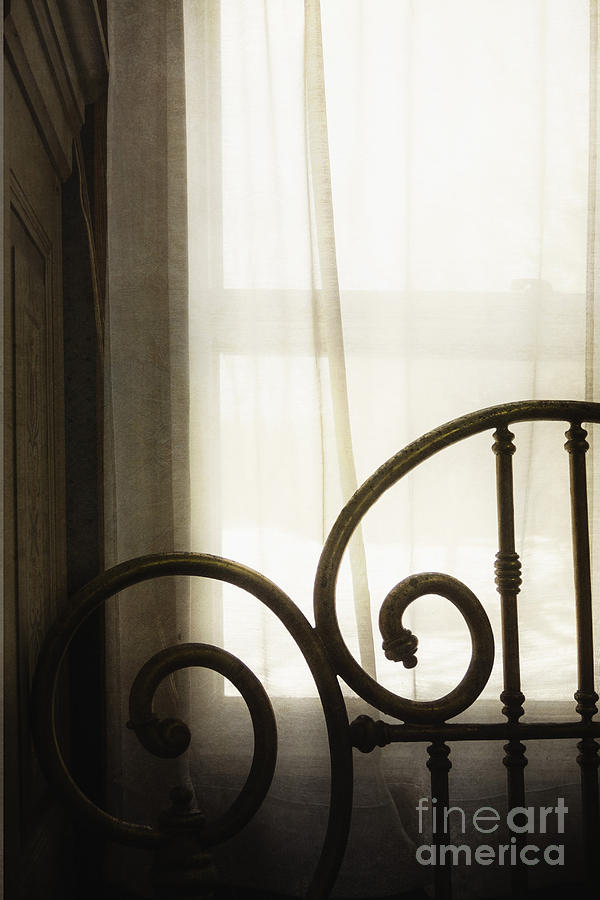 Vintage Photograph - Bed By The Window by Margie Hurwich