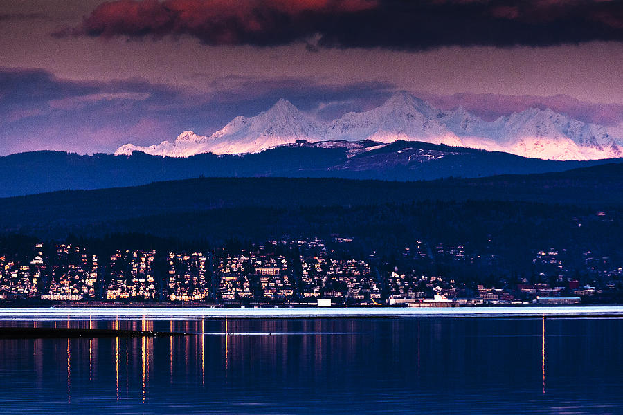 Sunset Photograph - Bedazzled Bellingham by Paul Conrad