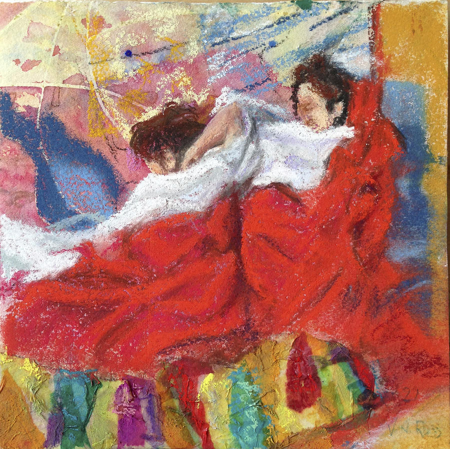 Bedheads Painting by Vicki Ross