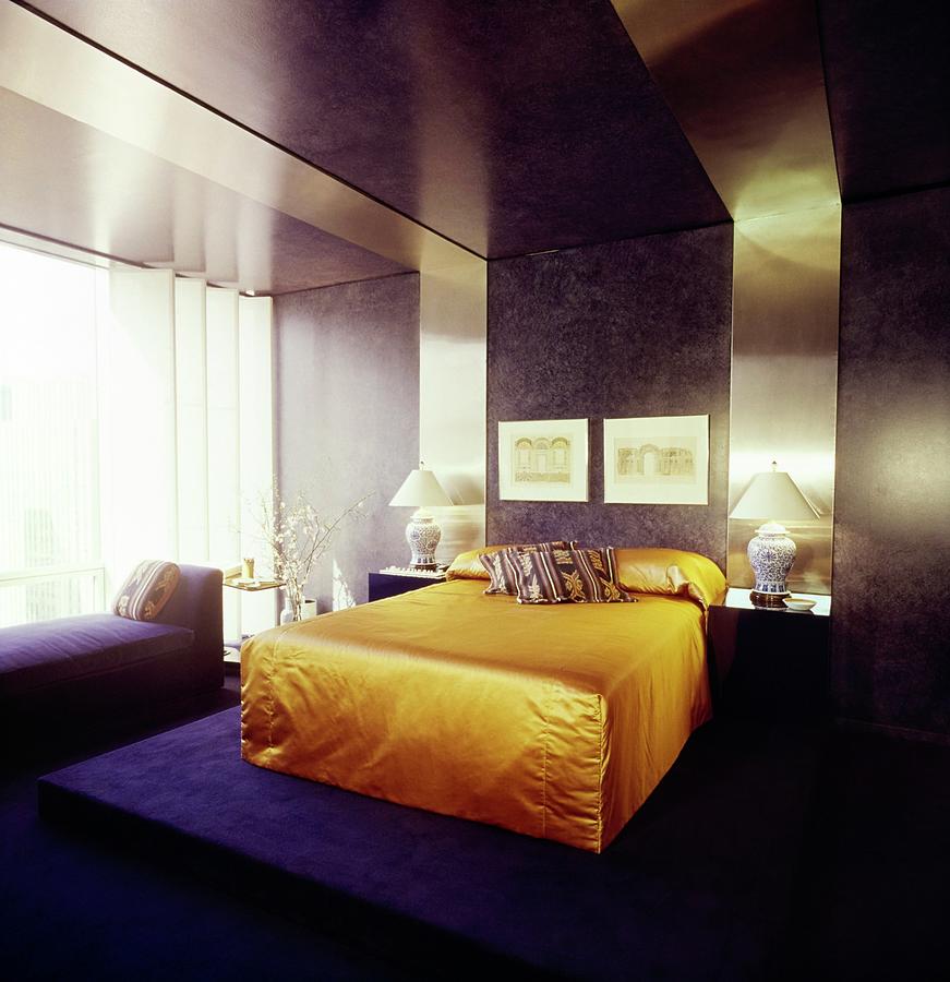 Bedroom In Olympic Tower Photograph by Horst P. Horst