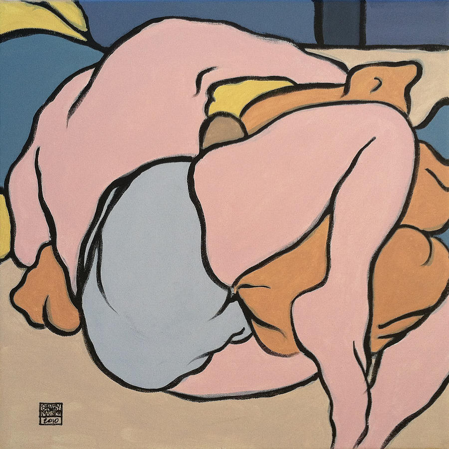 Bedscape One-Fifteen AM Painting by Stan Magnan