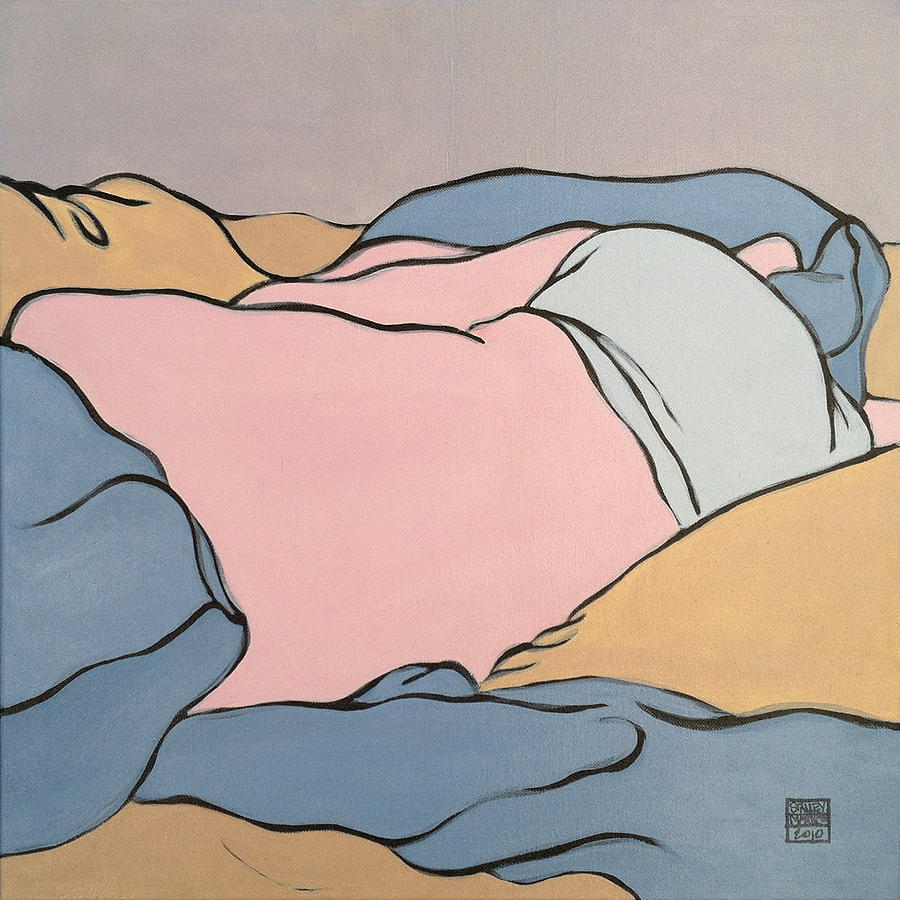 Bedscape Two-Fifteen AM Painting by Stan Magnan