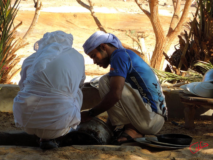 Beduin Lunch in The Sinai Desert  Photograph by Colette V Hera Guggenheim
