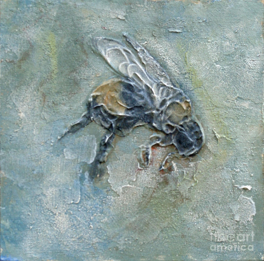 Bee Bumble Mixed Media by Phyllis Howard